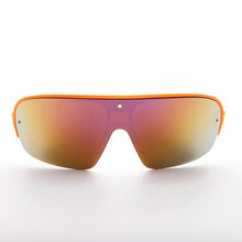 Load image into Gallery viewer, Mirror Wraparound Lens 80s Futuristic Sunglasses - Renoir