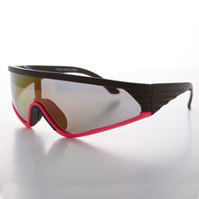 Load image into Gallery viewer, Mirror Lens Sports Wrap Vintage Sunglass - Rider