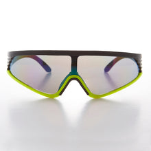 Load image into Gallery viewer, Mirror Lens Sports Wrap Vintage Sunglass - Rider