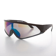 Load image into Gallery viewer, Mirror Lens Sports Wrap Vintage Sunglass - Rider