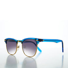 Load image into Gallery viewer, Half Rim Sunglasses with Flash Mirror Lens - Russo
