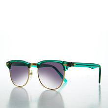 Load image into Gallery viewer, Half Rim Sunglasses with Flash Mirror Lens - Russo