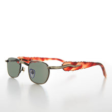 Load image into Gallery viewer, 90s Unique Rectangular Vintage Sunglasses - Rusty