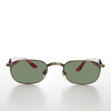 Load image into Gallery viewer, 90s Unique Rectangular Vintage Sunglasses - Rusty