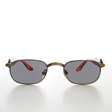 Load image into Gallery viewer, 90s Unique Rectangular Vintage Sunglasses - Rusty
