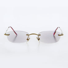 Load image into Gallery viewer, Rimless Tinted Rectangular Lens Reading Glasses - Ryn