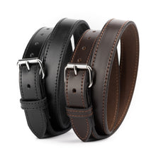 Load image into Gallery viewer, The Ultimate Steel Core Leather Gun Belt | Made in USA | 1 1/4" Steel Reinforced Heavy Duty Concealed Carry Belt | Full Grain Leather CCW Gun Belt For Men | 1.25 inch Gun Belts for Men