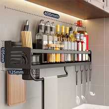 Load image into Gallery viewer, DecorBites™ Double-Layer Kitchen Organizer Wall Spice Storage Rack