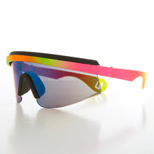 Load image into Gallery viewer, Junior 80s Wrap Around Colorful Sunglass - Scout