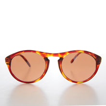 Load image into Gallery viewer, Round Sporty Vintage Sunglass With Copper Lens - Sinclair