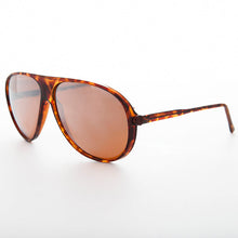 Load image into Gallery viewer, Mirrored Amber Lens Vintage Aviator Sunglasses- Slater