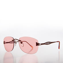 Load image into Gallery viewer, Tinted Rimless 90s Vintage Sunglasses - Vesper