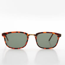 Load image into Gallery viewer, Rectangular Preppy Vintage Horn Rim Sunglass with Glass Lens - Spence