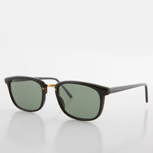 Load image into Gallery viewer, Rectangular Preppy Vintage Horn Rim Sunglass with Glass Lens - Spence