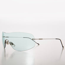 Load image into Gallery viewer, Y2K Rimless Shield Sunglasses - Stary