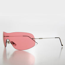 Load image into Gallery viewer, Y2K Rimless Shield Sunglasses - Stary