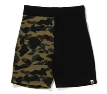 Load image into Gallery viewer, BAPE 1ST CAMO BACK SHARK SWEAT SHORTS (Black)
