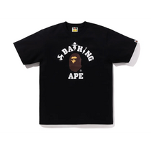 Load image into Gallery viewer, BAPE NINJA COLLEGE TEE (BLACK)
