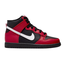 Load image into Gallery viewer, Nike Dunk High "Black University Red" (PS)
