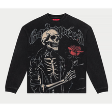 Load image into Gallery viewer, Godspeed Valentine Long Sleeve (Black Wash)