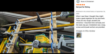 Load image into Gallery viewer, Made in the USA Fishing Rod Rack | Wall or Ceiling Mounted