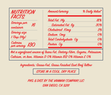 Load image into Gallery viewer, VanMan's Cooking Tallow - 9 oz