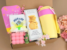 Load image into Gallery viewer, Self Care Gift Baskets – Candle, Tumbler & Socks for Her