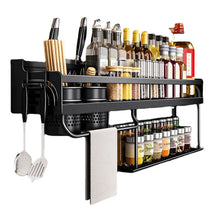 Load image into Gallery viewer, DecorBites™ Double-Layer Kitchen Organizer Wall Spice Storage Rack