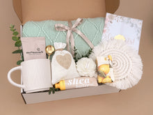 Load image into Gallery viewer, Snuggle Sip Gift Box with Blanket