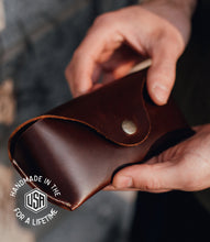 Load image into Gallery viewer, Leather Glasses Case - USA Made