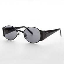 Load image into Gallery viewer, Oval Combo Vintage Sunglass with Wide Temples -Tatum