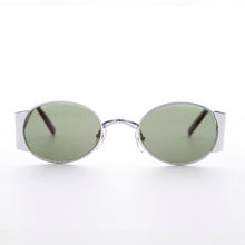 Load image into Gallery viewer, Oval Combo Vintage Sunglass with Wide Temples -Tatum