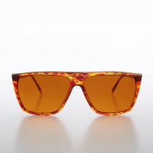 Load image into Gallery viewer, Flat Top Vintage Sunglass with Orange Lenses - Thelda
