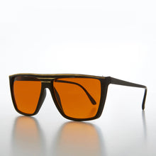 Load image into Gallery viewer, Flat Top Vintage Sunglass with Orange Lenses - Thelda