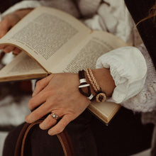 Load image into Gallery viewer, Braided Leather Bracelet - USA Made