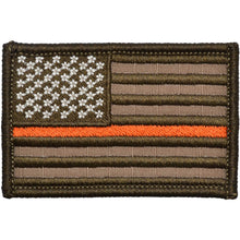 Load image into Gallery viewer, Thin Orange Line Search & Rescue USA Flag - 2x3 Patch