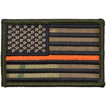 Load image into Gallery viewer, Thin Orange Line Search & Rescue USA Flag - 2x3 Patch