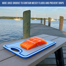 Load image into Gallery viewer, Made in the USA | Premium Cutting Board | Textured 1/2 inch HDPE UV Protected | Non-Skid or Mark Rubber Feet | Great for Boats & any Counter-top