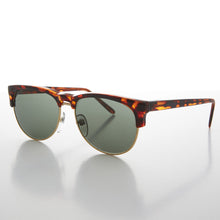 Load image into Gallery viewer, Gold Half Frame 80s Vintage Retro Sunglass - Tristan