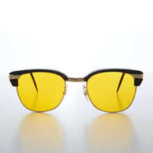 Load image into Gallery viewer, Yellow Lens Half Frame Vintage Sunglasses - True