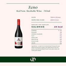 Load image into Gallery viewer, Zeno - Red Non-Alcoholic Wine - 750ml