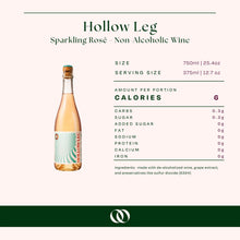 Load image into Gallery viewer, Hollow Leg - Sparkling Rosé - Non-Alcoholic Wine