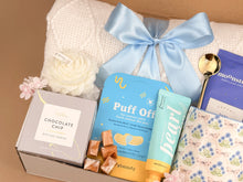 Load image into Gallery viewer, Spa Gift Baskets – Blanket, Hand Cream & Candle for Her