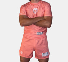 Load image into Gallery viewer, CORE SERIES SHORT SLEEVE RASH GUARD - SALMON