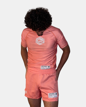 Load image into Gallery viewer, CORE SERIES SHORT SLEEVE RASH GUARD - SALMON