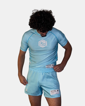 Load image into Gallery viewer, CORE SERIES SHORT SLEEVE RASH GUARD - BLUE