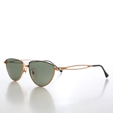 Load image into Gallery viewer, Gold Semi-Oval Vintage Sunglasses - Veanne