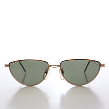 Load image into Gallery viewer, Gold Semi-Oval Vintage Sunglasses - Veanne