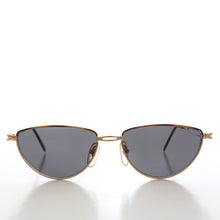 Load image into Gallery viewer, Gold Semi-Oval Vintage Sunglasses - Veanne