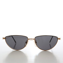Load image into Gallery viewer, Gold Semi-Oval Vintage Sunglasses - Veanne